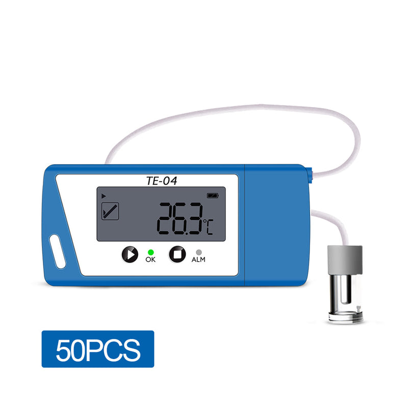 ThermElc TE-04 Digitaler Temperatur-Datenlogger mit gepuffertem Fühler und Kalibrierungszertifikat