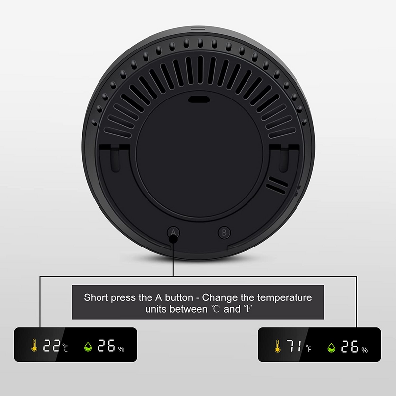 CF-2 Raumluftqualitätsmonitor, für HCHO AQI, TVOC, Temperatur und Luftfeuchtigkeit