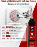 WJL-6000PRO Refrigerant Leak Detector, Freon Leak Detector with UV & LED Light, Car AC Leak Detector Kit for HVAC & Auto, 0.14 oz/yr Sensitivity for R134a R22 R410A CFC Automotive Gas Finder
