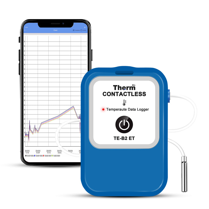 ThermElc TE-B2 ET Wireless Temperature Data Logger with External probe