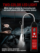 freon leak detector with two color led light