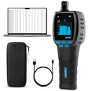 Carefor CF‑60 PP Handheld Air Quality Monitor with On‑Device Data Charts and Exportable Reports, Portable 16‑in‑1 Detector for AQI, CO2, TVOC, HCHO, PM2.5/10/1.0, Pollen etc. Professional Air Analyser