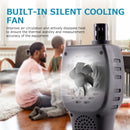 Carefor CF‑60 PP Handheld Air Quality Monitor with On‑Device Data Charts and Exportable Reports, Portable 16‑in‑1 Detector for AQI, CO2, TVOC, HCHO, PM2.5/10/1.0, Pollen etc. Professional Air Analyser