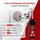 Aprvtio WJL-6000Pro Chiller Refrigerant Leak Detector with LCD Display with Audible & Visual Alarms up to 0.14 oz/yr Sensitivity, HVAC Leak Detector with 7.9" Probe Air Conditioning Detection