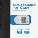 ThermElc TE-03 ELT Freezer Temperature Data Logger, Ultra-low Temperature -80℃~100℃