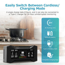 Carefor CF-20 DL New Upgraded Air Quality Monitor with 1 Year of Data，Home Air Quality Test for AQI, CO2, TVOC, HCHO, PM2.5, PM10, Temperature Humidity，CO2 Detector with Dual Alarm