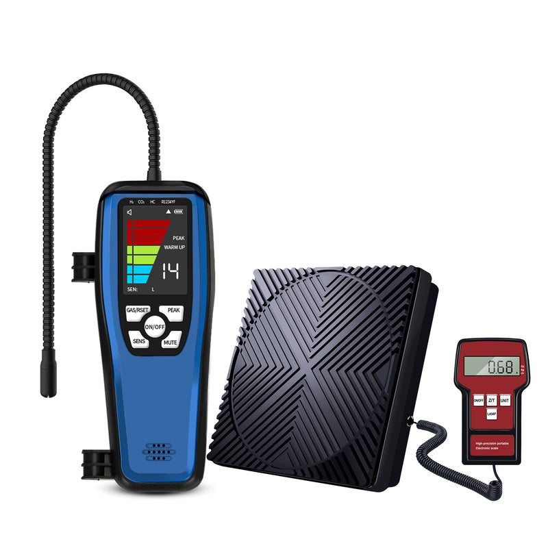 Aprvtio ALD-200 Electronic Refrigerant Leak Detector and Refrigerant Scale for Air Conditioner Repair