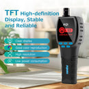 Carefor CF‑60 PP Handheld Air Quality Monitor with On‑Device Data Charts and Exportable Reports, Portable 16‑in‑1 Detector for AQI, CO2, TVOC, HCHO, PM2.5/10/1.0, Pollen etc. Professional Air Analyser