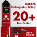 Refrigerant Leak Detector, Aprvtio WJL-6000PRO Combine PPM Freon & Combustible Gas Leak Detector with Loud Alarm, 1800mAh Rechargeable Battery for R32 R454B R410A Propane Methane