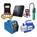 Aprvtio AHTS-200 Air Conditioning Service Tool Set with Digital Manifold with Horse, Temperature Clamps, Refrigerant Leak Detector, Dual Stage 4.8 CFM Vacuum Pump, Refrigerant Scale, Recovery Machine