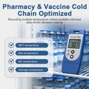 ThermElc  TE-02 PRO 10PCS Waterproof Temperature Data Logger with PDF&CSV Reports Easy-use