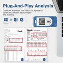 ThermElc TE-02 Pro TH Temperature Humidity Data Logger Auto-Generated PDF/CSV Report