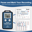 ThermElc TE-B3 TH 10PCS Wireless Temperature Data Logger with LCD Display