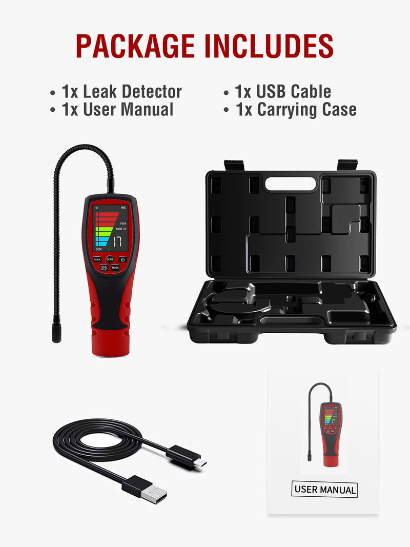 Aprvtio ALD-400 PRO R744 Infrared CO2 Leak Detector, Air Conditioning Leak Tester R744 (CO2)