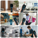 Carefor CF‑60 PP Handheld Air Quality Monitor with On‑Device Data Charts and Exportable Reports, Portable 16‑in‑1 Detector for AQI, CO2, TVOC, HCHO, PM2.5/10/1.0, Pollen etc. Professional Air Analyser