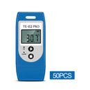 ThermElc TE-02 Temperature Data Logger with LED Indicators, PDF&CSV File Including MKT, Alert, Temperature Graph, for Shipping Temperature Sensitive Products