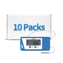 ThermElc TE-04 Probe 10PCS CSV&PDF USB Reusable Temperature Data Logger External Probe -22℉~158℉