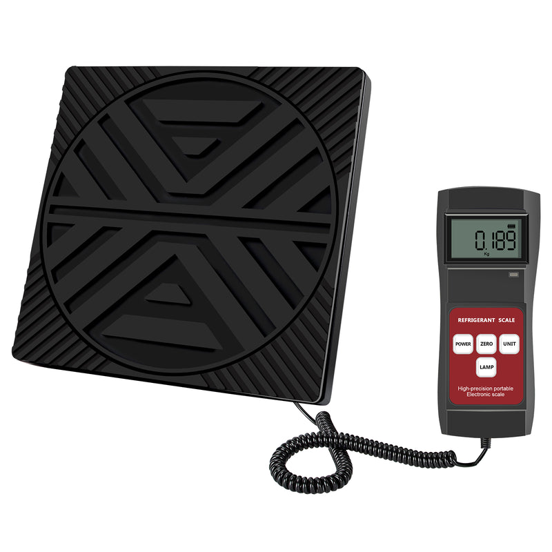 ThermElc ACS100S Black HVAC Refrigerant Scale with High Accuracy