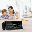 Carefor DM-69 Home Air Quality Monitor 8 In 1 for CO2, PM2.5, PM10, TVOC, HCHO, AQI, Temp and Humidity