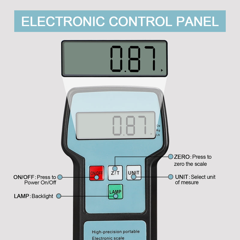 ThermElc High Accuracy ACS-100 Digital Refrigerant Scale with Carrying Case