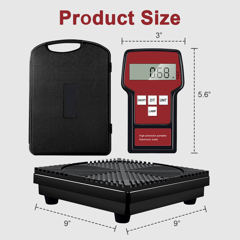 Therm Elc  ACS-100A Refrigerant Scale HVAC, New Upgrade Water Dust and Oil Resistant